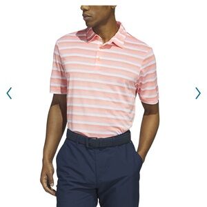 2 color stripe golf polo